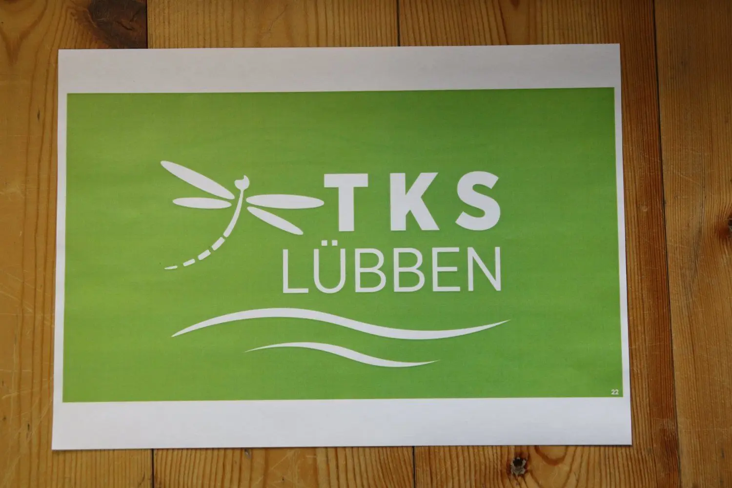 Weiß auf grünem Grund oder Grün auf weißem Grund - so sieht das neue Logo der TKS aus.