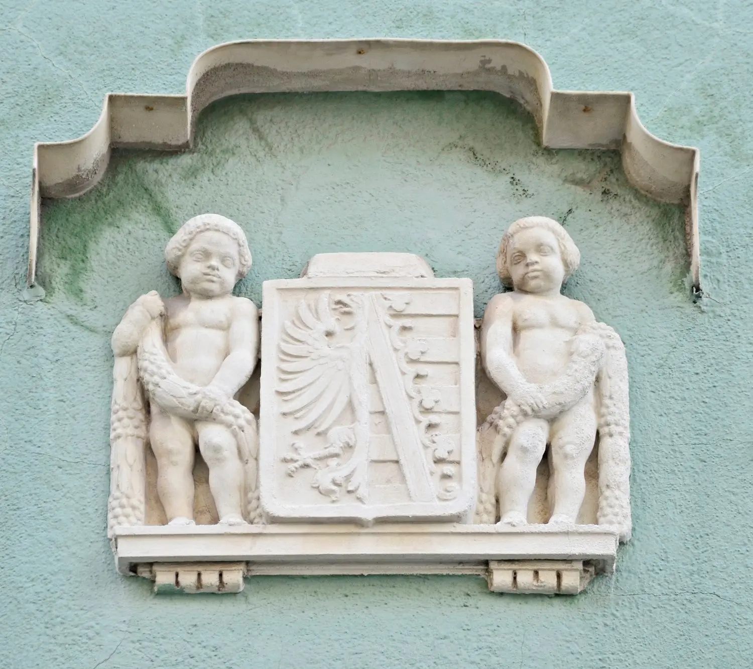 Stuckelement am Markt 33
