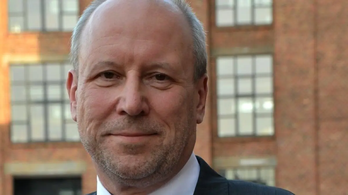 Bürgermeister Fred Mahro.
Fred Mahro gewählter Bürgermeister von Guben