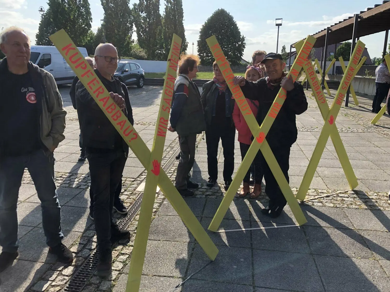 Widerstand formiert sich bereits gegen den geplanten Kupferabbau in Spremberg. Öffentlich machen Einwohner, die das Projekt kritisch sehen, auf ihre Bedenken aufmerksam.