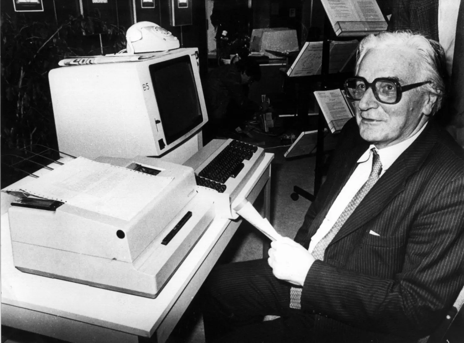 Der deutsche Professor Dr.Ing. Konrad Zuse gilt weltweit als „Vater des Computers“.