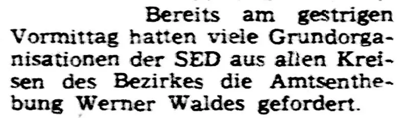 Auszug aus dem Archiv.