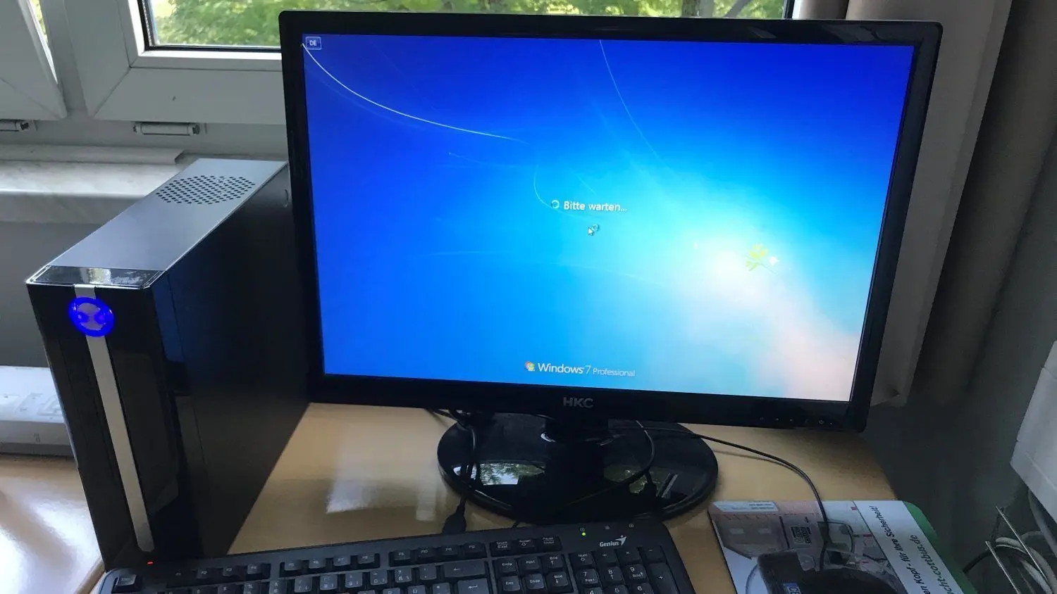Bitte warten: Noch immer arbeiten Pädagogen und Schüler am Cottbuser Humboldt-Gymnasium mit Windows 7.