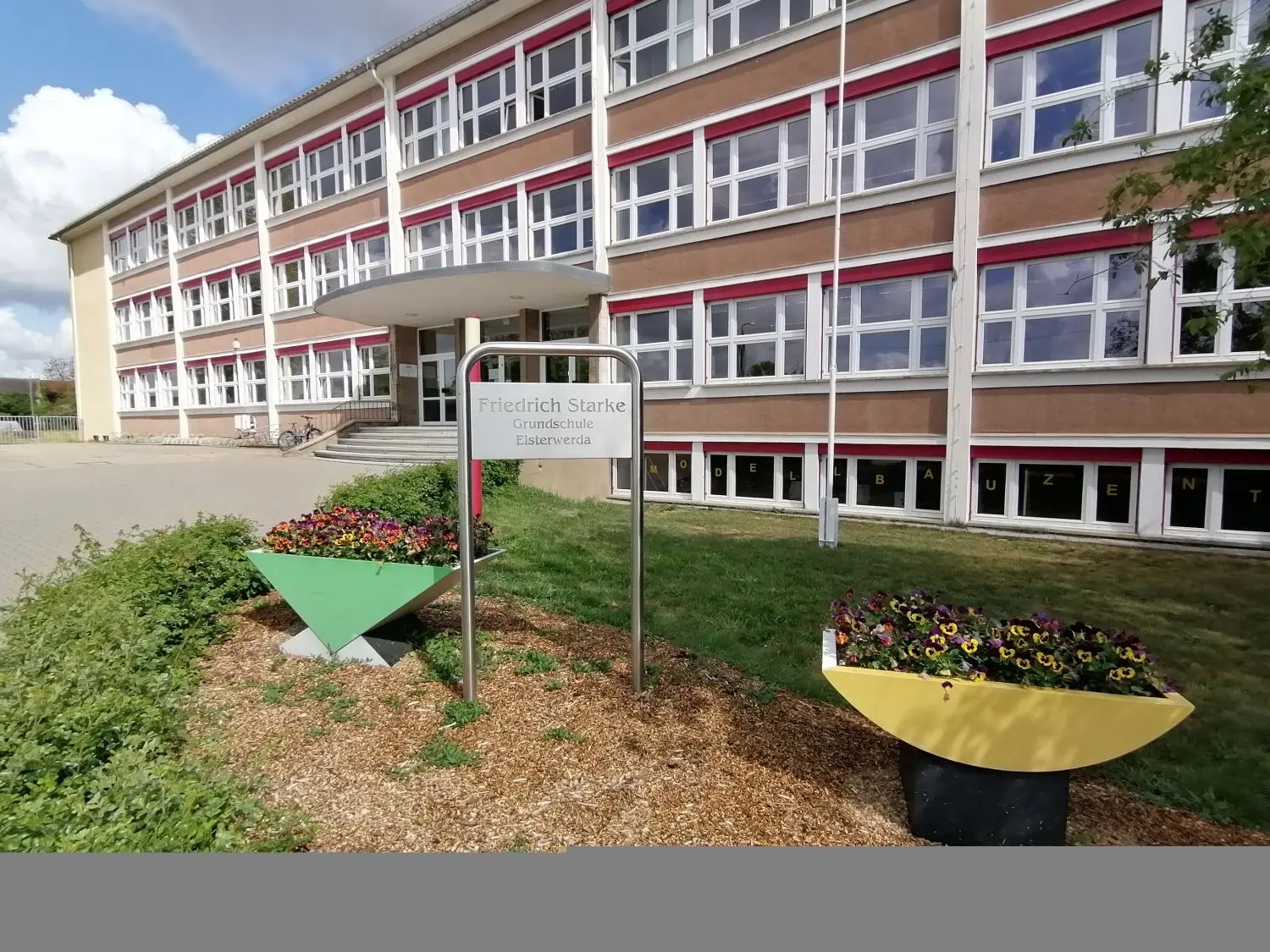 Die Friedrich-Starke-Grundschule in Elsterwerda.