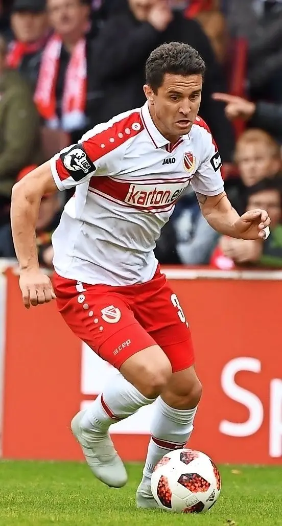 Mit Dimitar Rangelov (v.l.), Streli Mamba und Kevin Scheidhauer stehen FCE-Trainer Wollitz drei völlig unterschiedliche Angreifer zur Verfügung.       