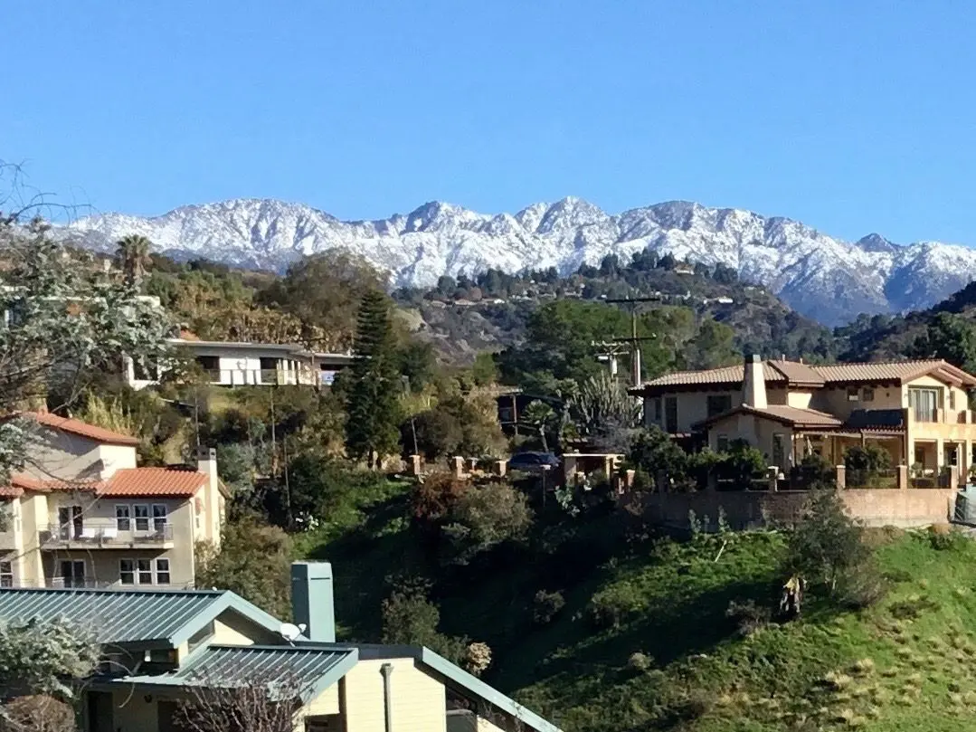 Blcik aus dem Haus von den Krügermanns in Los Angeles / Kalifornien.
