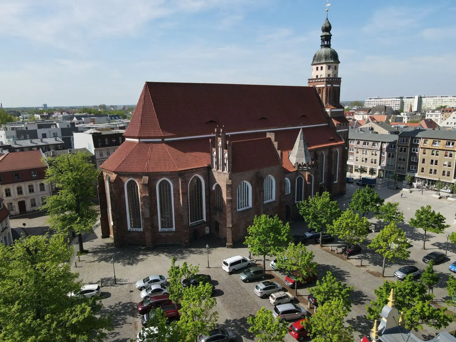 Die Oberkirche St. Nikolai in Cottbus ist die größte Kirche Südbrandenburgs.
