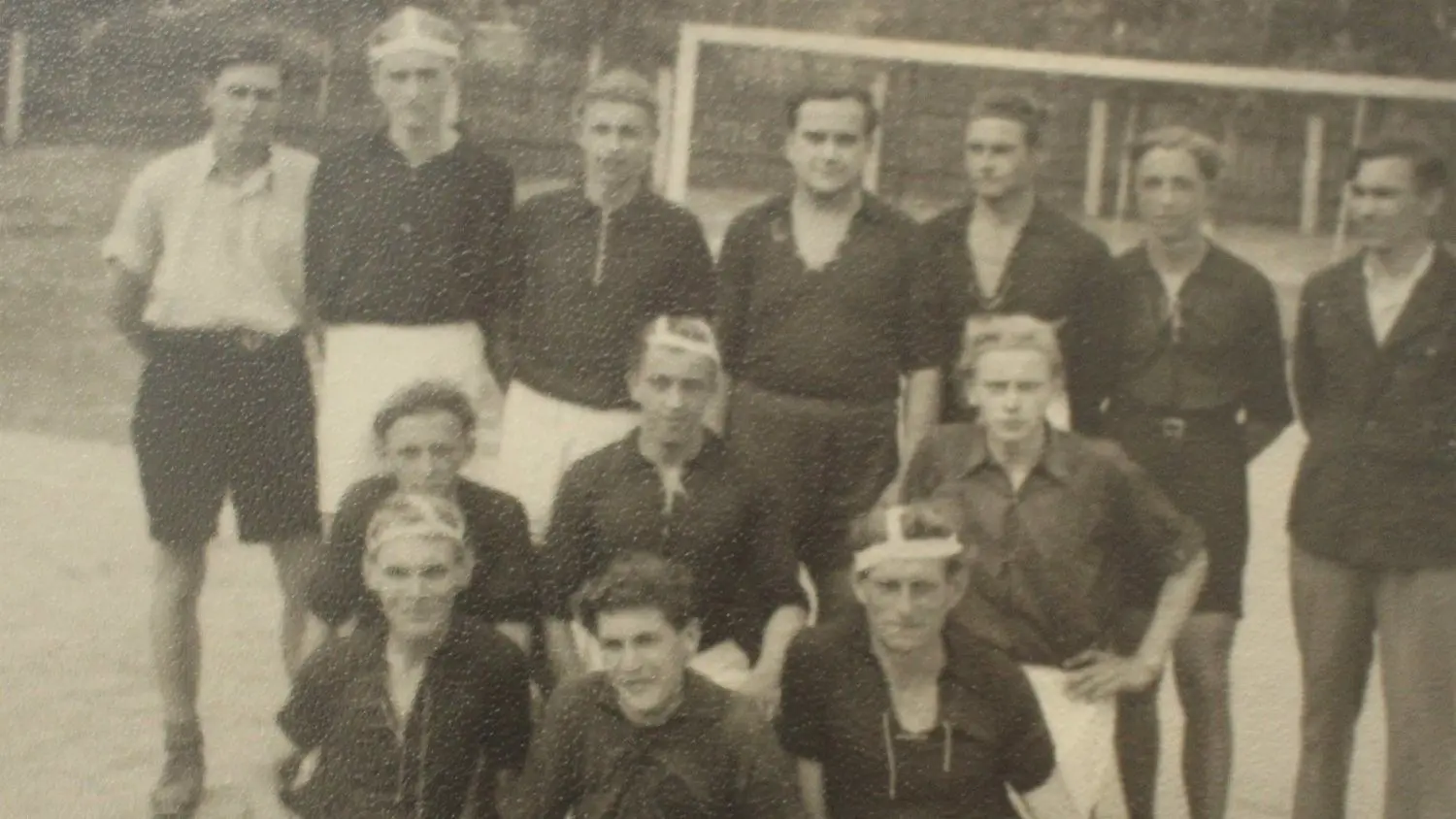 Eines der ersten Handball-Teams in Krauschwitz.
