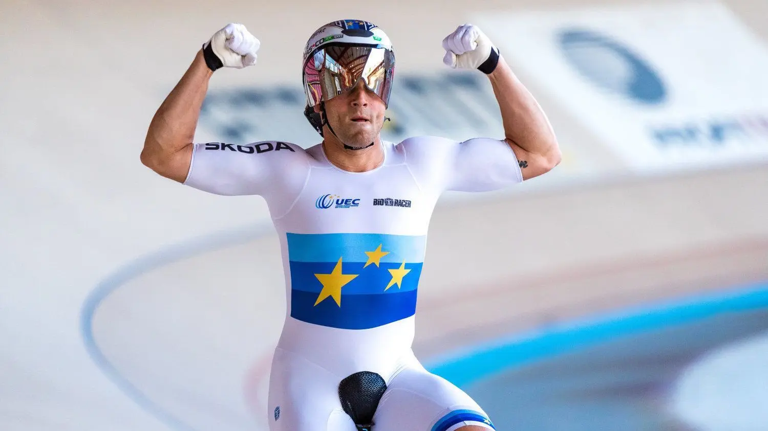 Lokalmatador Maximilian Levy aus Cottbus holte sich den Sieg im Sprintwettbewerb.