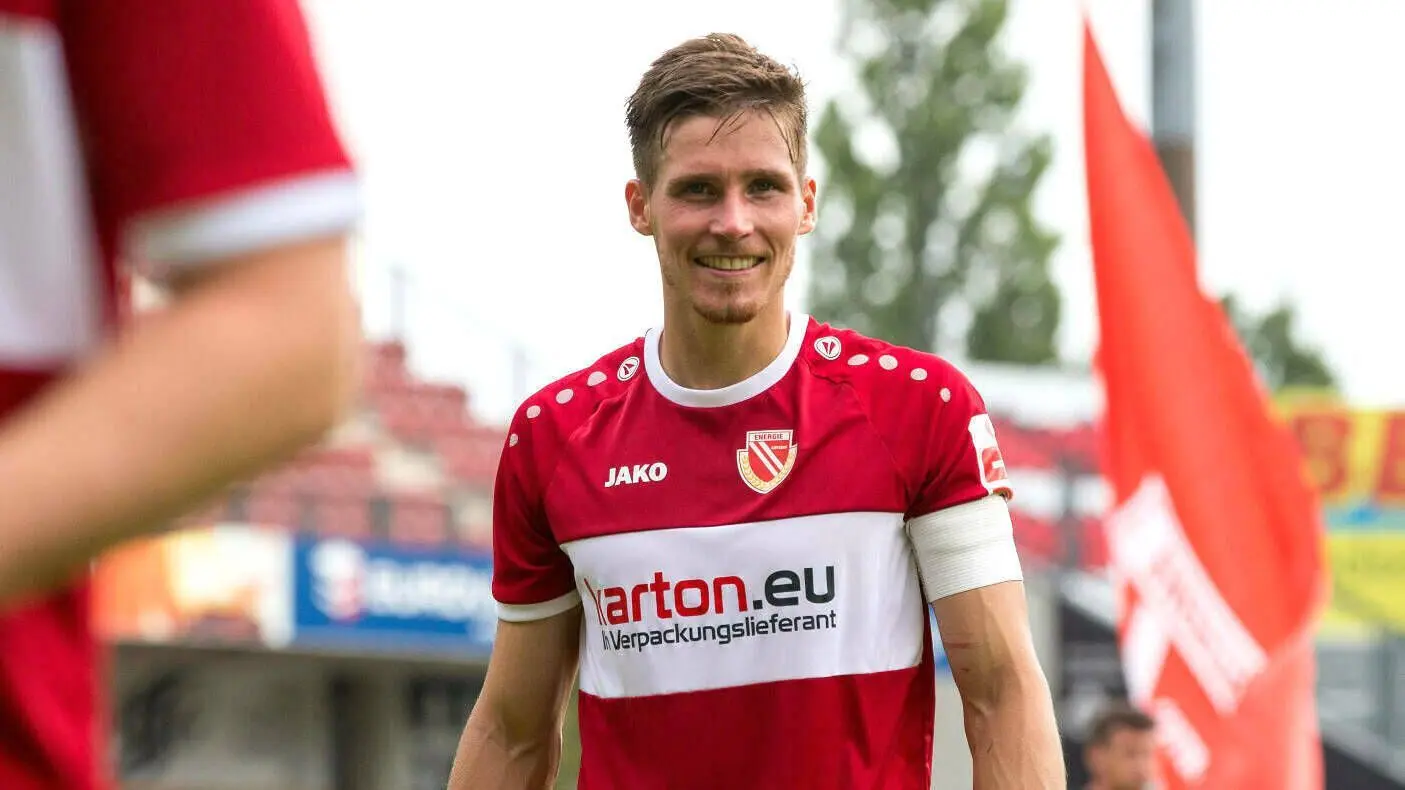 Der Kapitän: Axel Borgmann gehört bei Energie Cottbus zu den Leistungsträgern und auch in der Kabine zu den Führungsspielern.