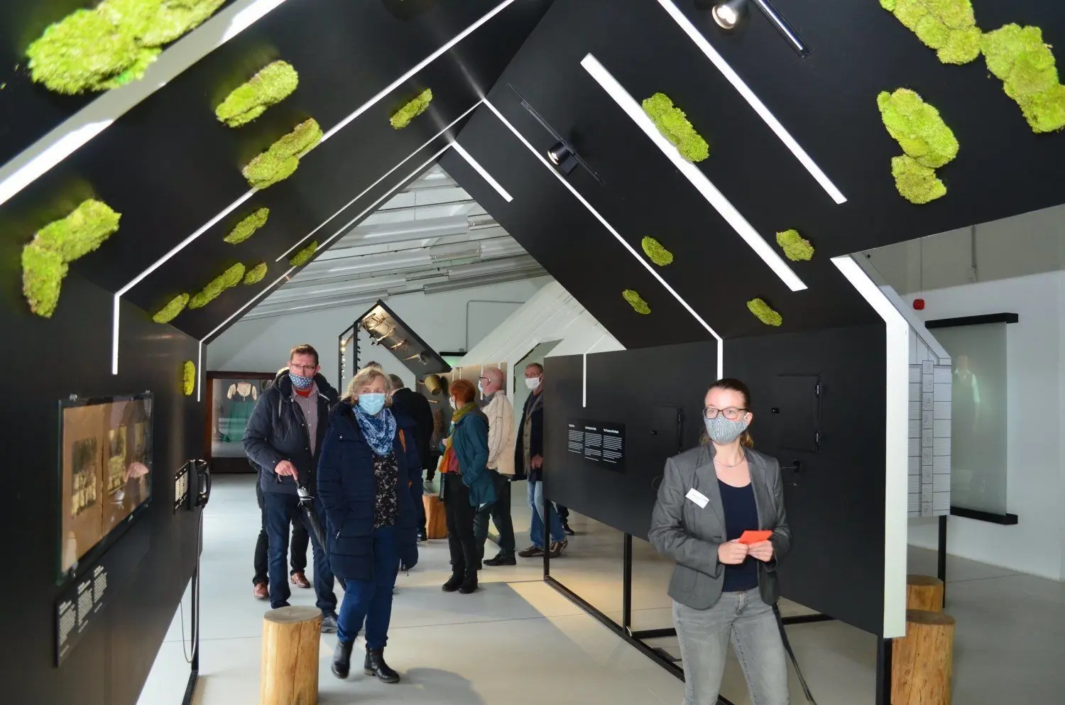 Knappenrode: Die Dauerausstellung startet in der vorindustriellen Lausitz - beim sorbischen Volk und deren Rolle in der Region. Das Foto stammt aus dem Oktober 2020.