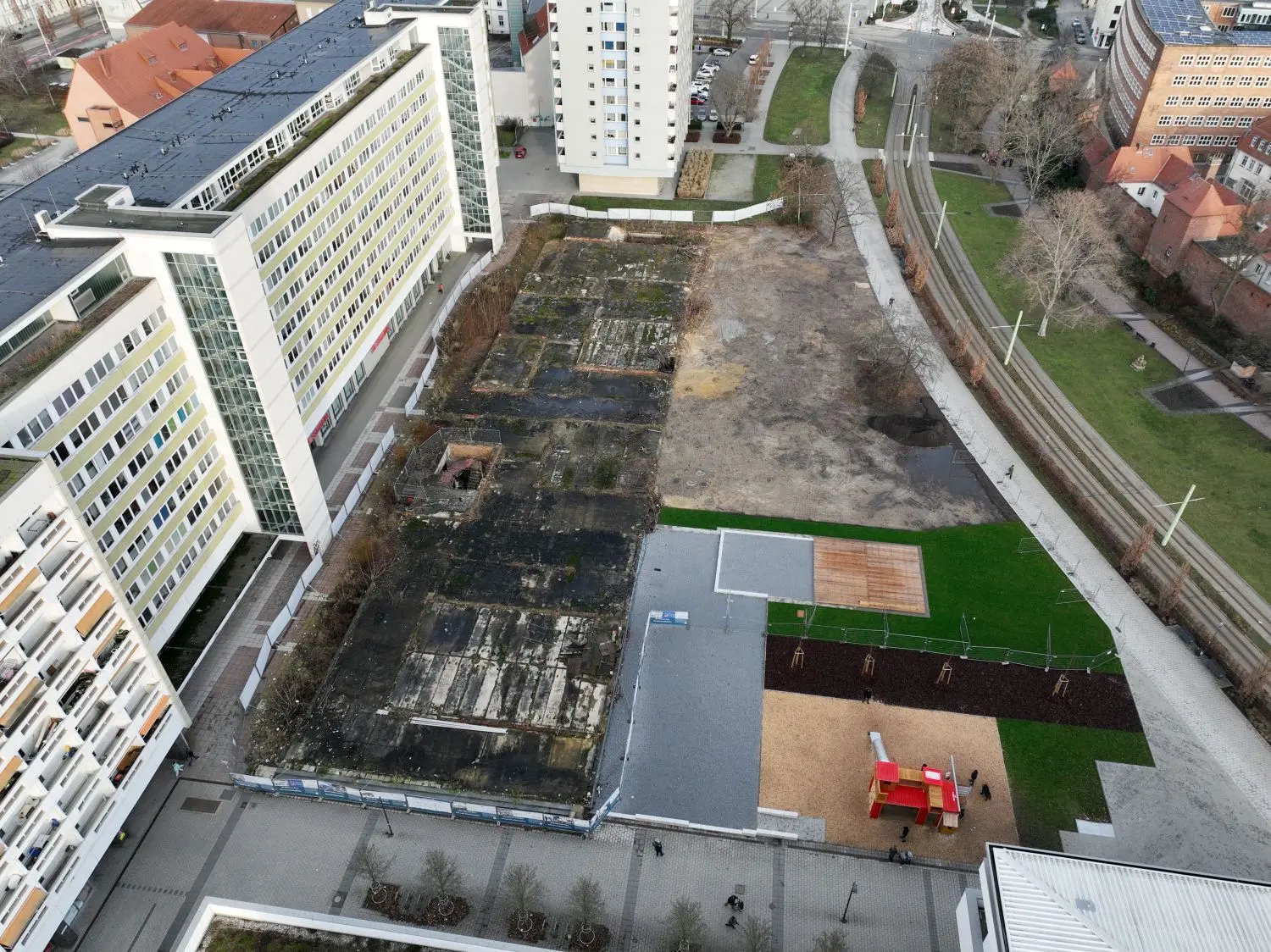 Es tut sich was in der Cottbuser Stadtpromenade.