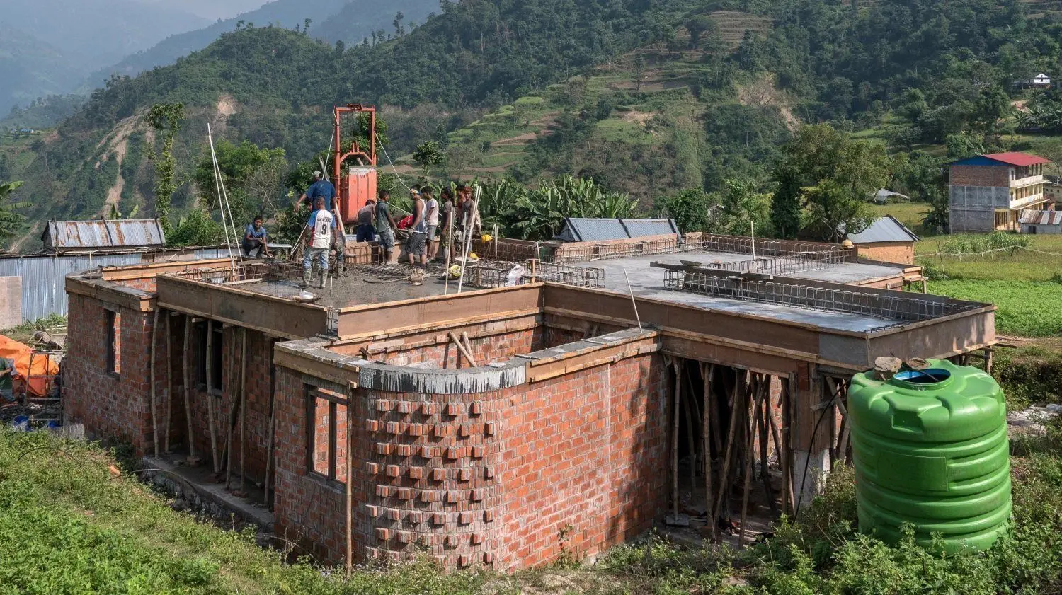 Gubener Hilfsprojekt Lischa: Wenn alles klappt, können die wichtigsten Teile des neuen Gesundheitszentrums in Nepal im kommenden Jahr eröffnet werden.