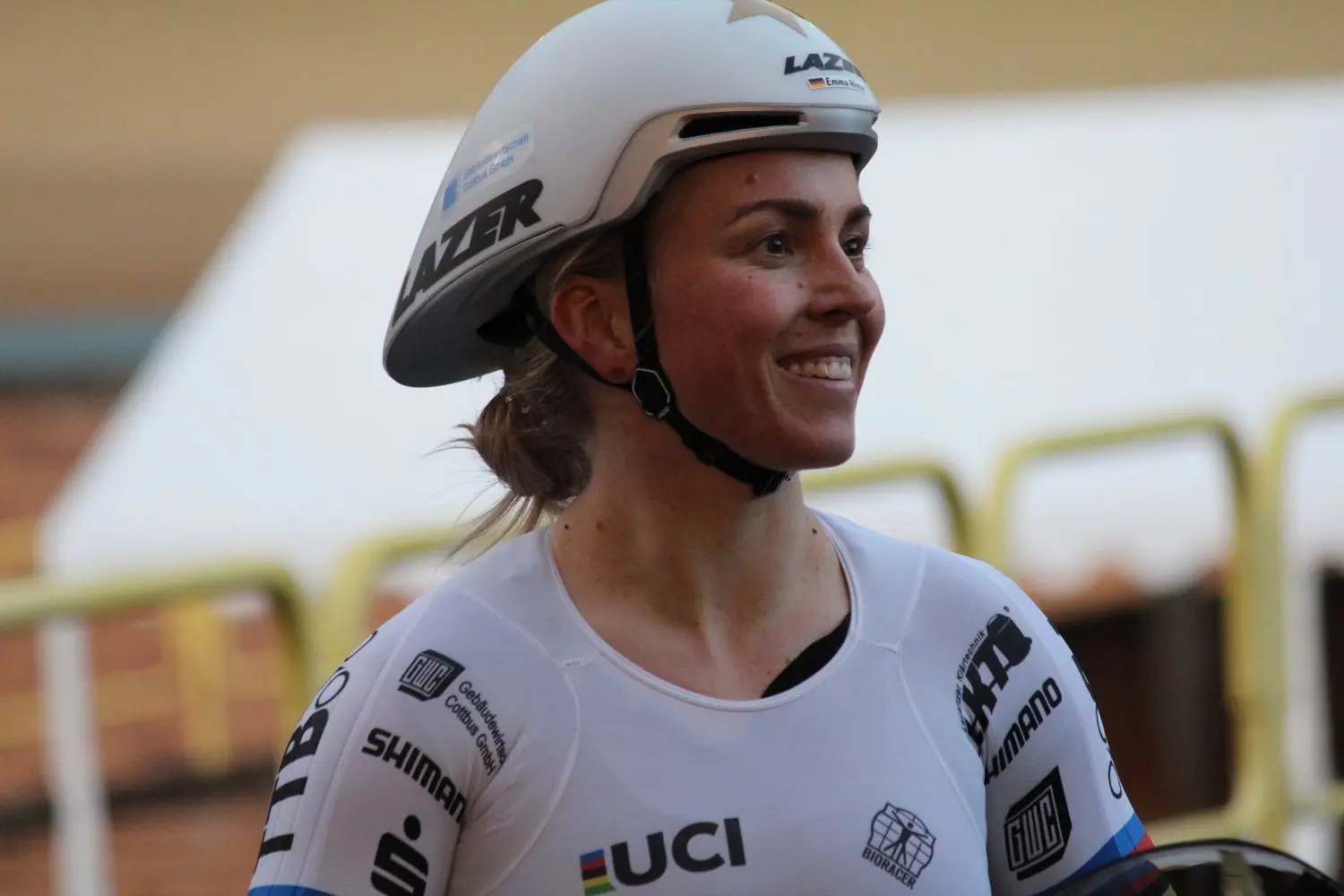 Emma Hinze hat beim Großen Preis von Deutschland 2022 in Cottbus den Sprint gewonnen. Leicht gefallen ist das der Weltmeisterin aber nicht.