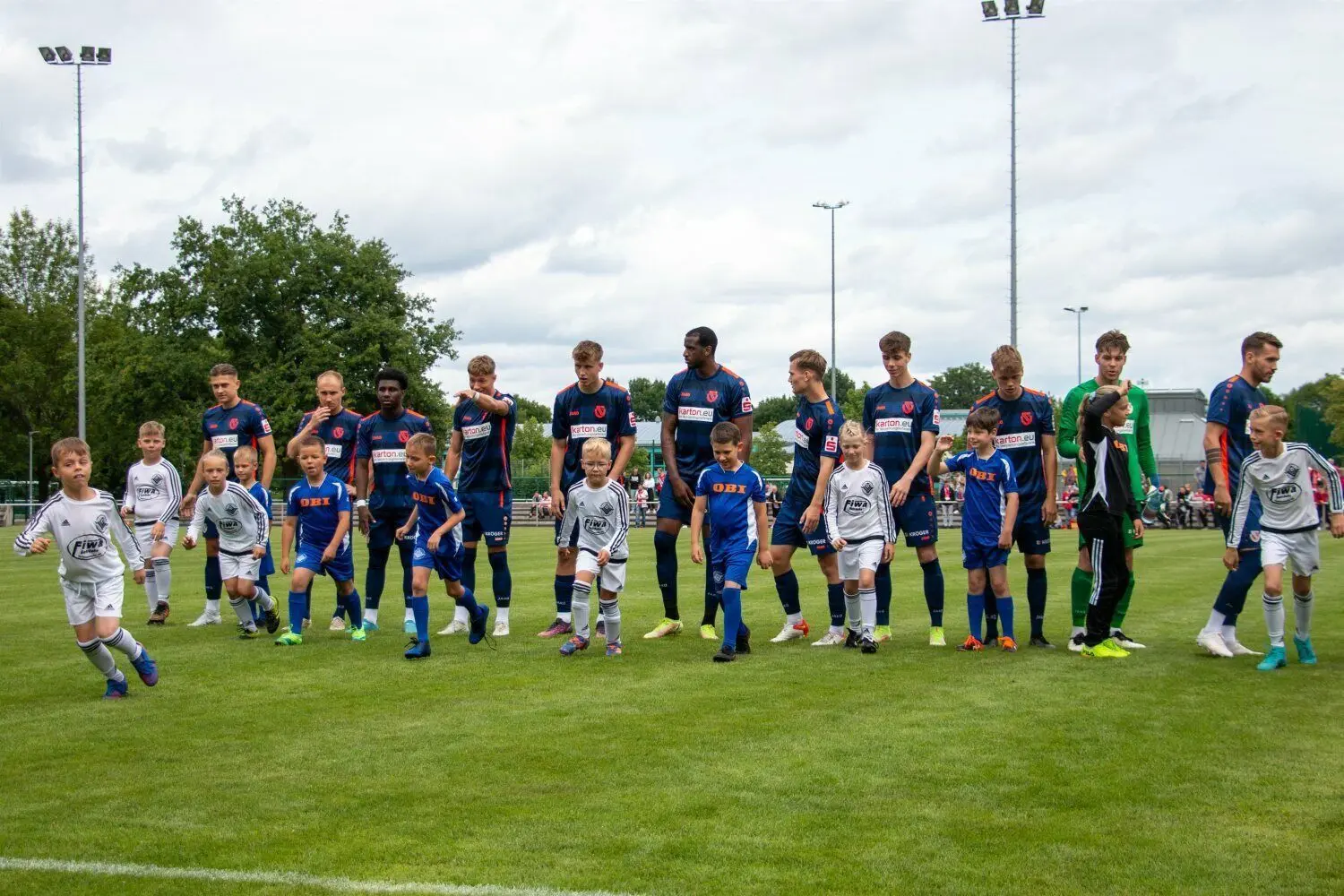 Für die F-Junioren der SpVgg Finsterwalde war es ein riesengroßes Ding, mit den Cottbus-Spielern in Finsterwalde aufzulaufen.