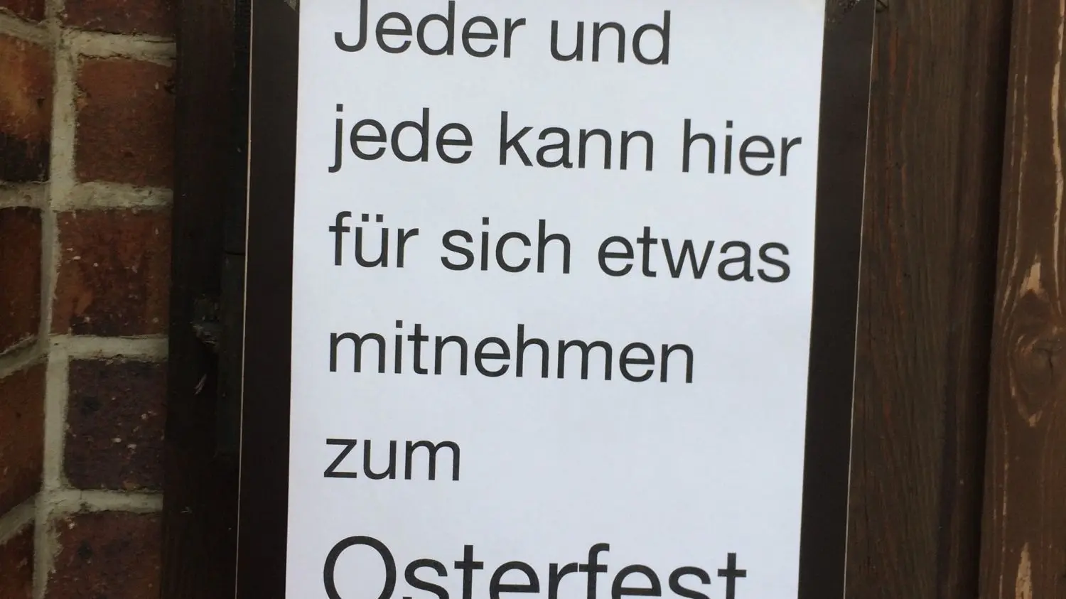 Gottesdienstbriefe von Pfarrerin Kathrin Schubert: In Calau reicht ein Griff in den Gottesdienstkasten, den man an der evangelischen Stadt- und an der Landkirche findet.