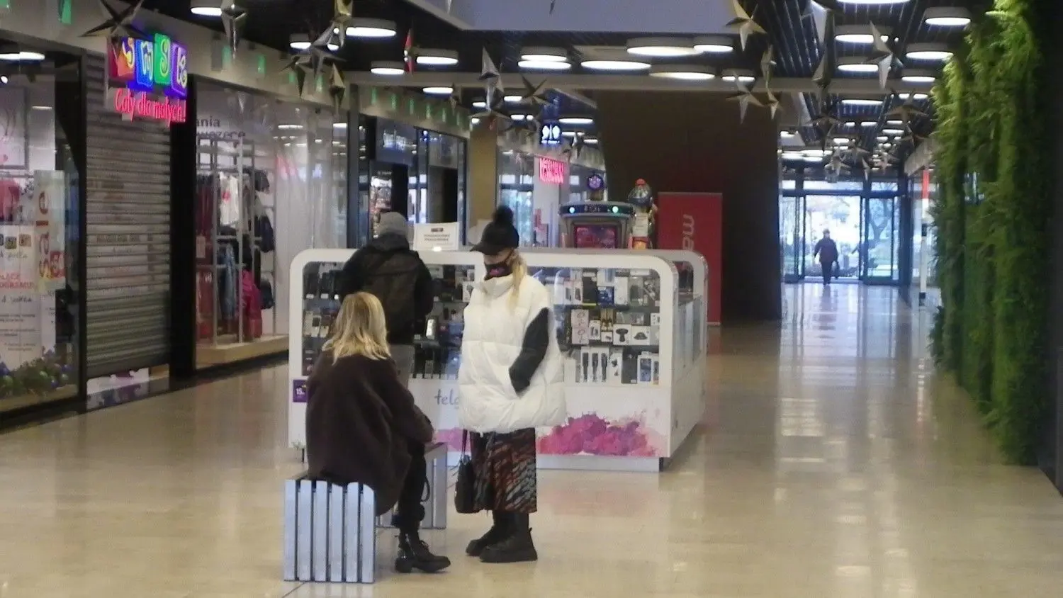 Ziemlich leer ist es in der Galeria Hosso in Gubin. Deutsche Kunden trauen sich kaum noch über die Grenze ins Nachbarland.