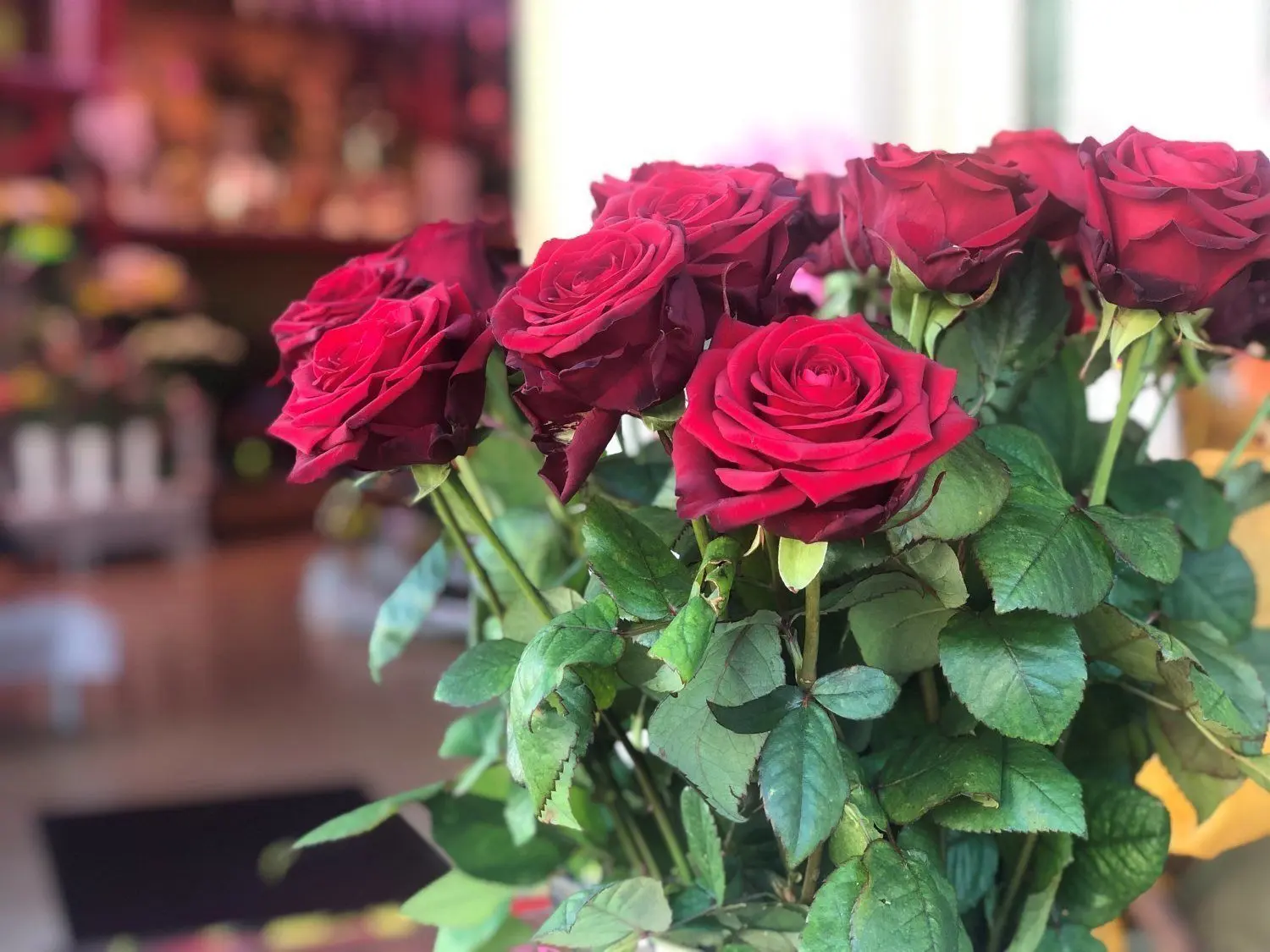 Rote Rosen sind nicht nur am Valentinstag beliebt. Am 14. Februar sind sie aber der Dauerbrenner, wie Christian Faust vom Bernsdorfer Blumenhandel bestätigt.