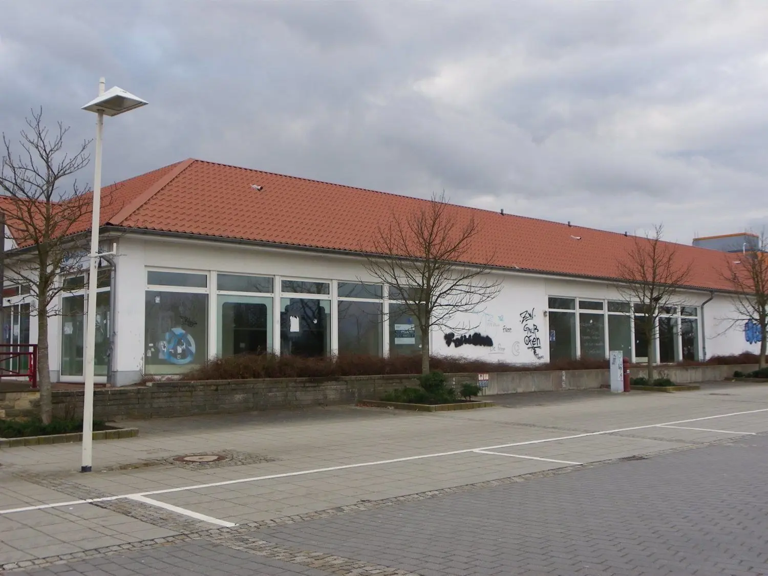 Der ehemalige Supermarkt an der Klaus-Herrmann-Straße.