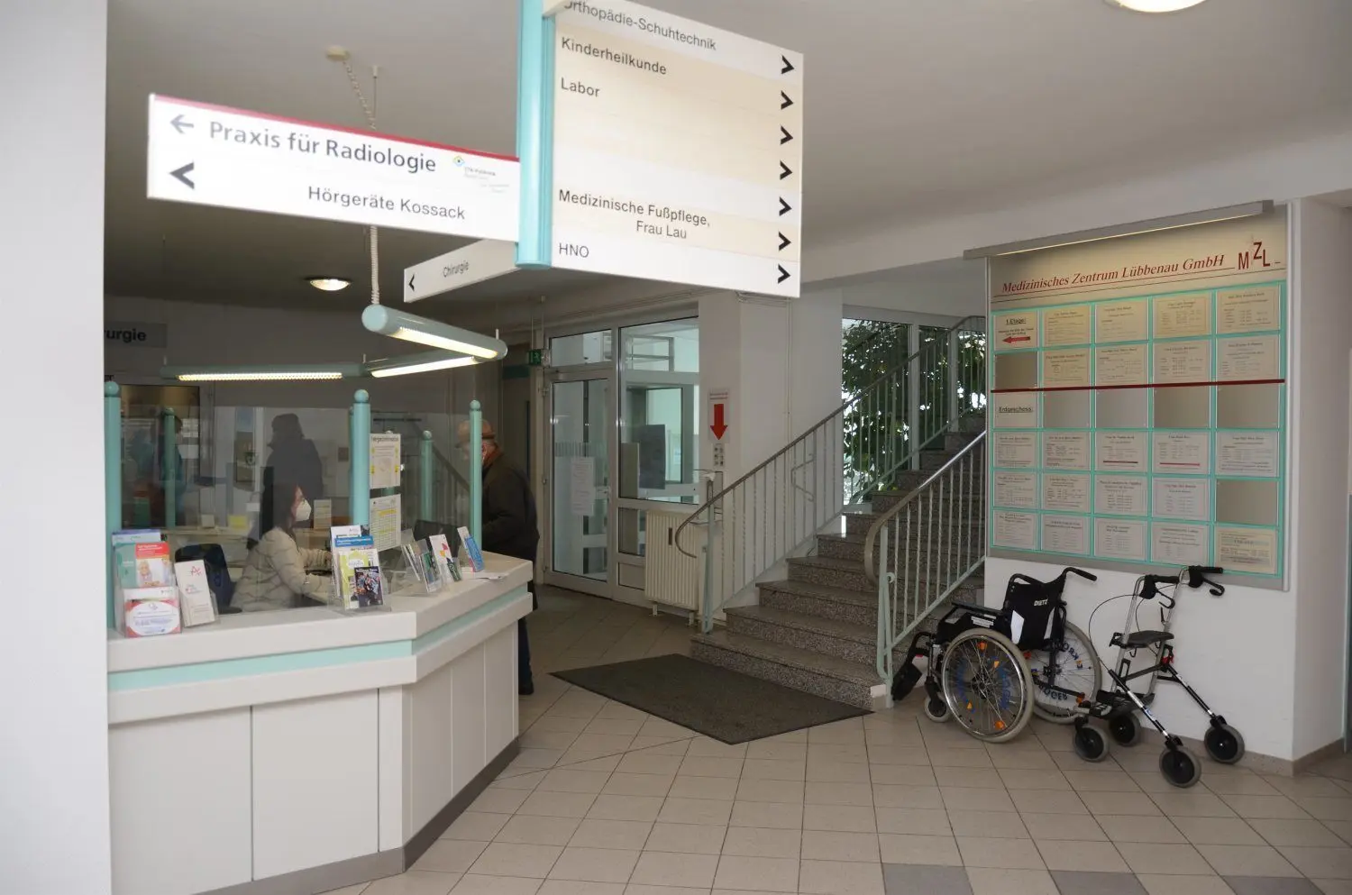 Eingangsbereich des MZL in Lübbenau.