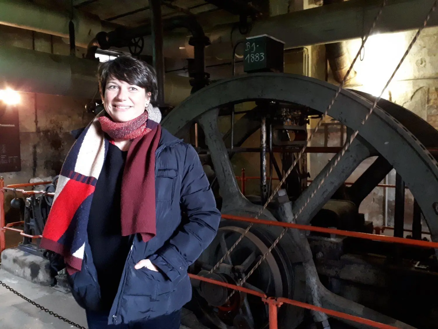 Kristin Rege ist die neue Leiterin der Brikettfabrik „Louise" in Domsdorf.