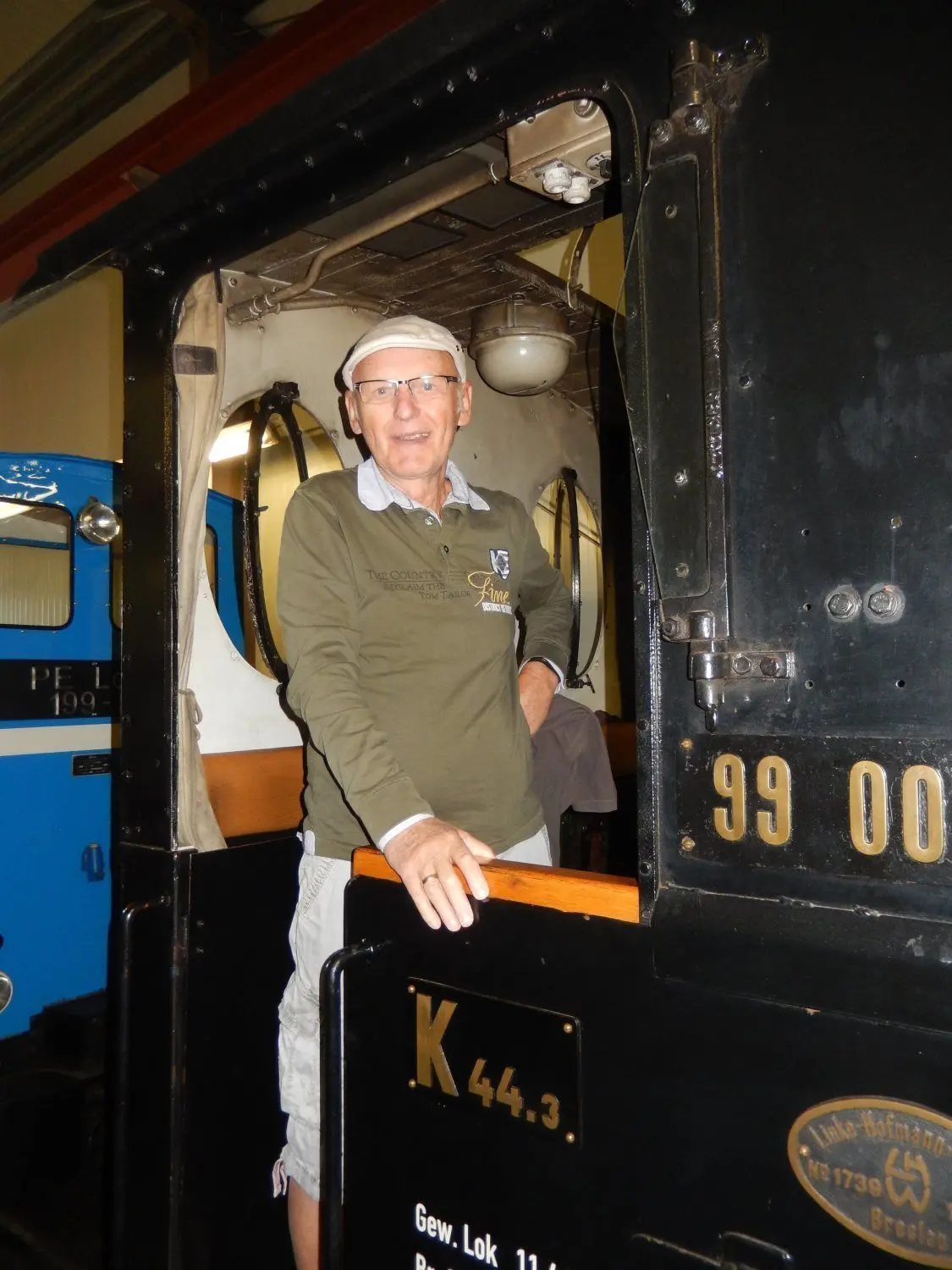 Uwe Priesemuth war Fahrgast der ersten Tour mit Lok „01“ in Cottbus.