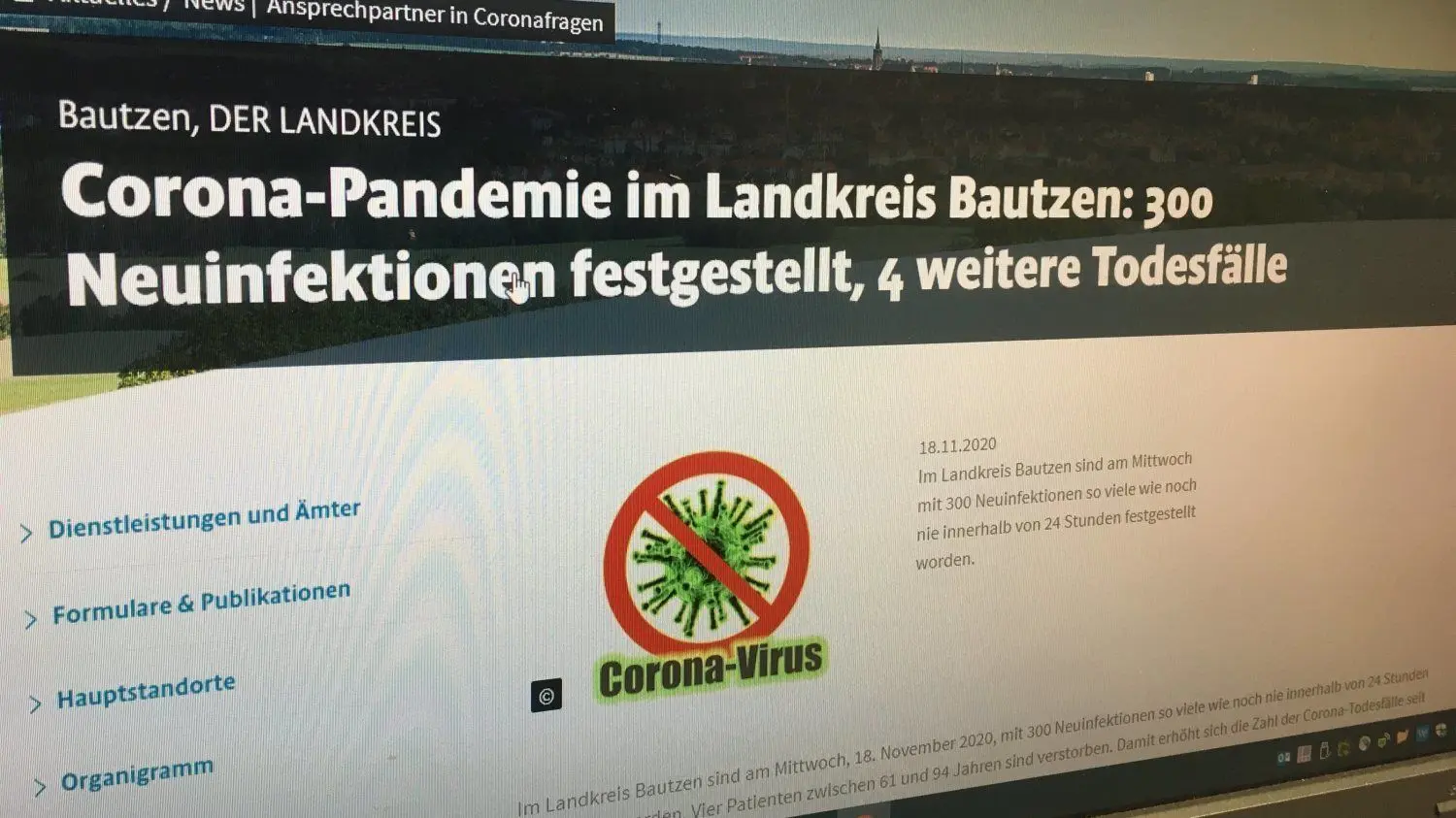Im Landkreis Bautzen flaut das Corona-Geschehen nicht ab. 300 Neuinfektionen in 24 Stunden – wieder ein Rekord.