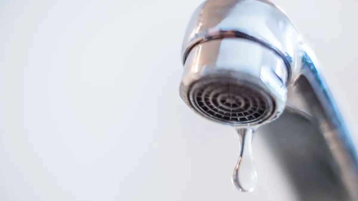 Bald nur noch wenige Tropfen aus dem Wasserhahn? Der Verbrauch von Wasser im Gebiet des Wasserverbands Strausberg-Erkner (WSE) ist drastisch gestiegen, sodass nun auch die Trinkwasserversorgung der Bauprojekte von Schöneiche gefährdet ist.
Wasser läuft aus einem Wasserhahn. Umweltminister Backhaus stellt am 20.03.2019 Steckbriefe zur Überwachung der Grundwassergüte sowie den ersten Teil der Trinkwasserversorgungskonzeption vor. +++ dpa-Bildfunk +++