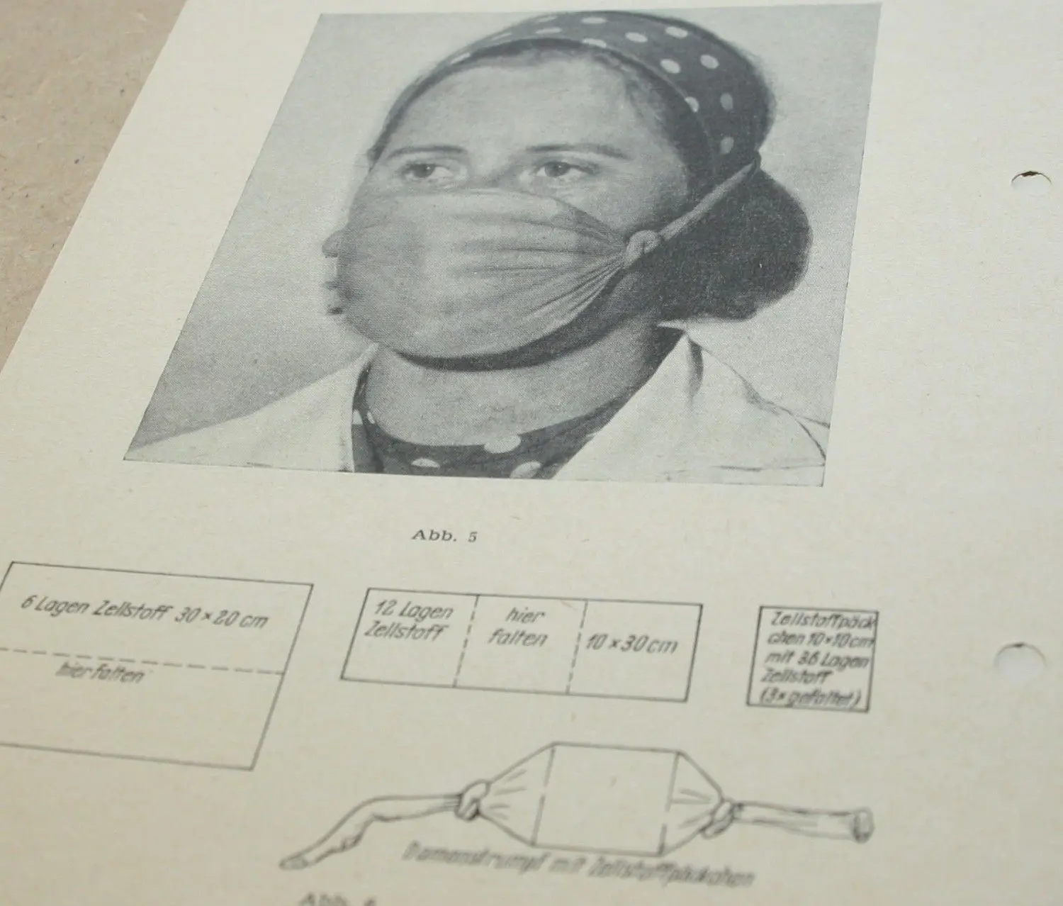 Tipps für selbst gefertigte Schutzmasken, die gegen radioaktive Strahlung wirken sollten.