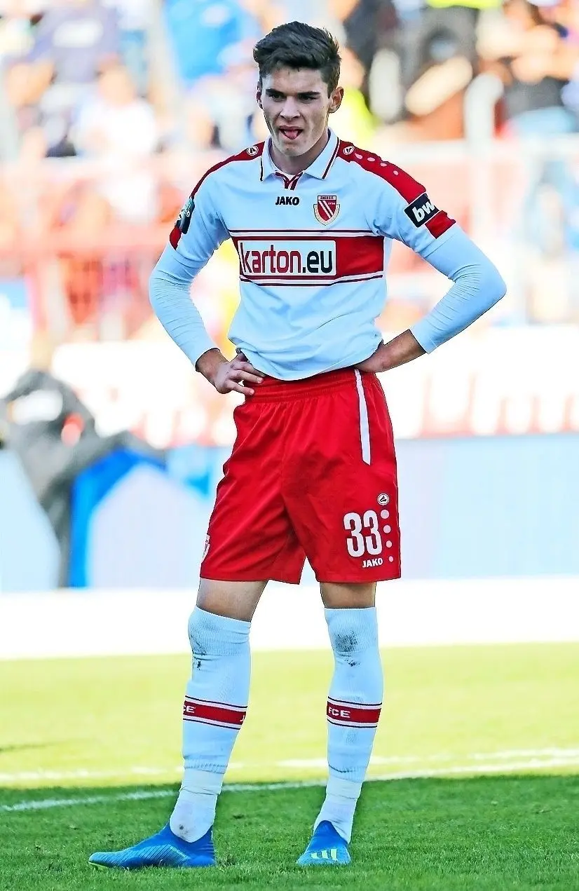 Moritz Broschinski will seinen Fehlschuss im Testspiel gegen Hertha II schnell abhaken. Der Jung-Profi kämpft um mehr Spielzeit beim FCE.