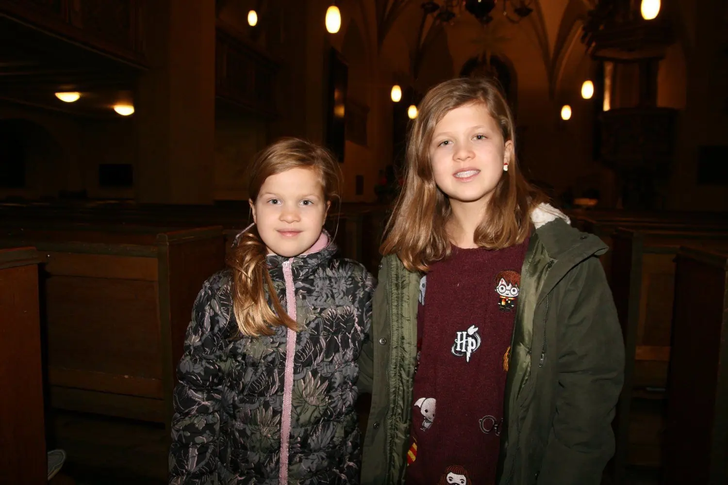 Die Schwestern Julia und Carina sind sei vielen Jahren bei Krippenspiel dabei.