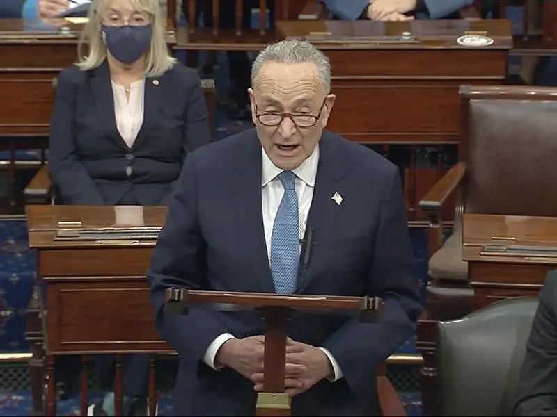 Der Minderheitsführer der Demokraten im Senat, Chuck Schumer, nannte die Aufrührer „inländische Terroristen“.