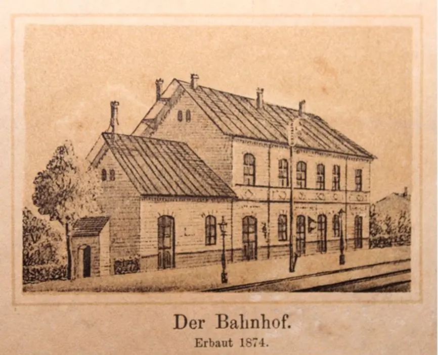 Bahnhof Bad Liebenwerda. Erbaut 1874.