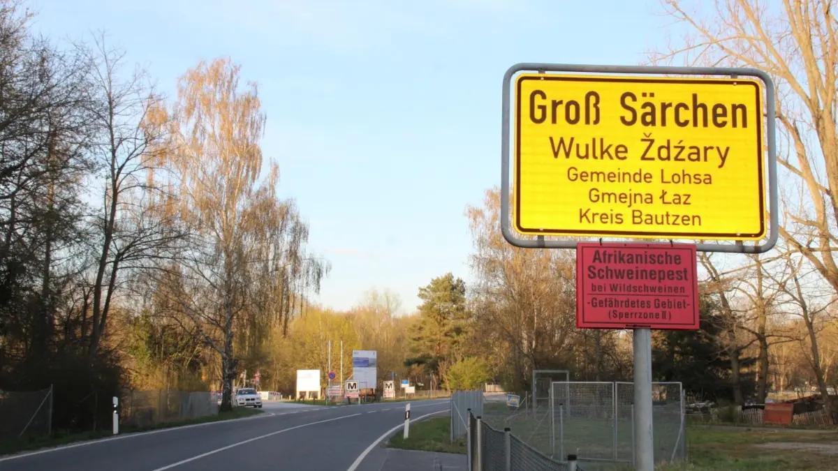 Ab 25. April ist die B96 in Groß Särchen eine Sackgasse. Die Ortsdurchfahrt wird wegen Bauarbeien für die Abwasserkanalisation voraussichtlich bis Dezember voll gesperrt.
Ab 25. April ist die B 96 in Groß Särchen eine Sackgasse. Die Ortsdurchfahrt wird wegen Bauarbeien für die Abwasserkanalisation voraussichtlich bis Dezember voll gesperrt.