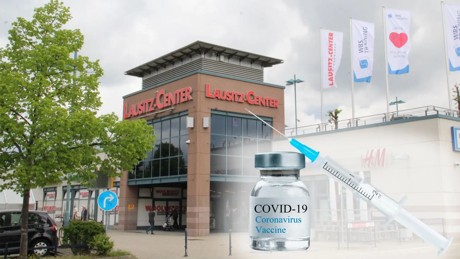 Im Lausitz-Center Hoyerswerda findet an vier Tagen im August und Anfang September eine große Sonder-Impfaktion gegen das Corona-Virus statt. In einem leerstehenden Ladenlokal neben dem Rewe-Markt kann dann jeder unkompliziert die Erst- und Zweitimpfung erhalten.