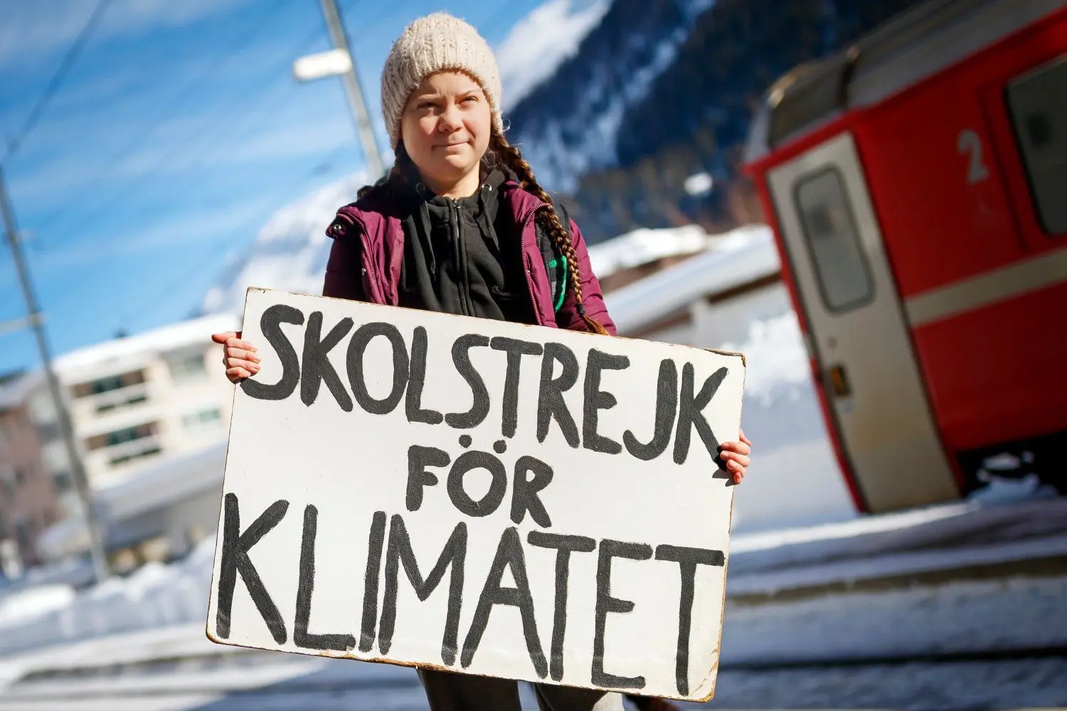 Die schwedische Klimaaktivistin Greta Thunberg prägte auch das Wort Flygskam - Flugscham.