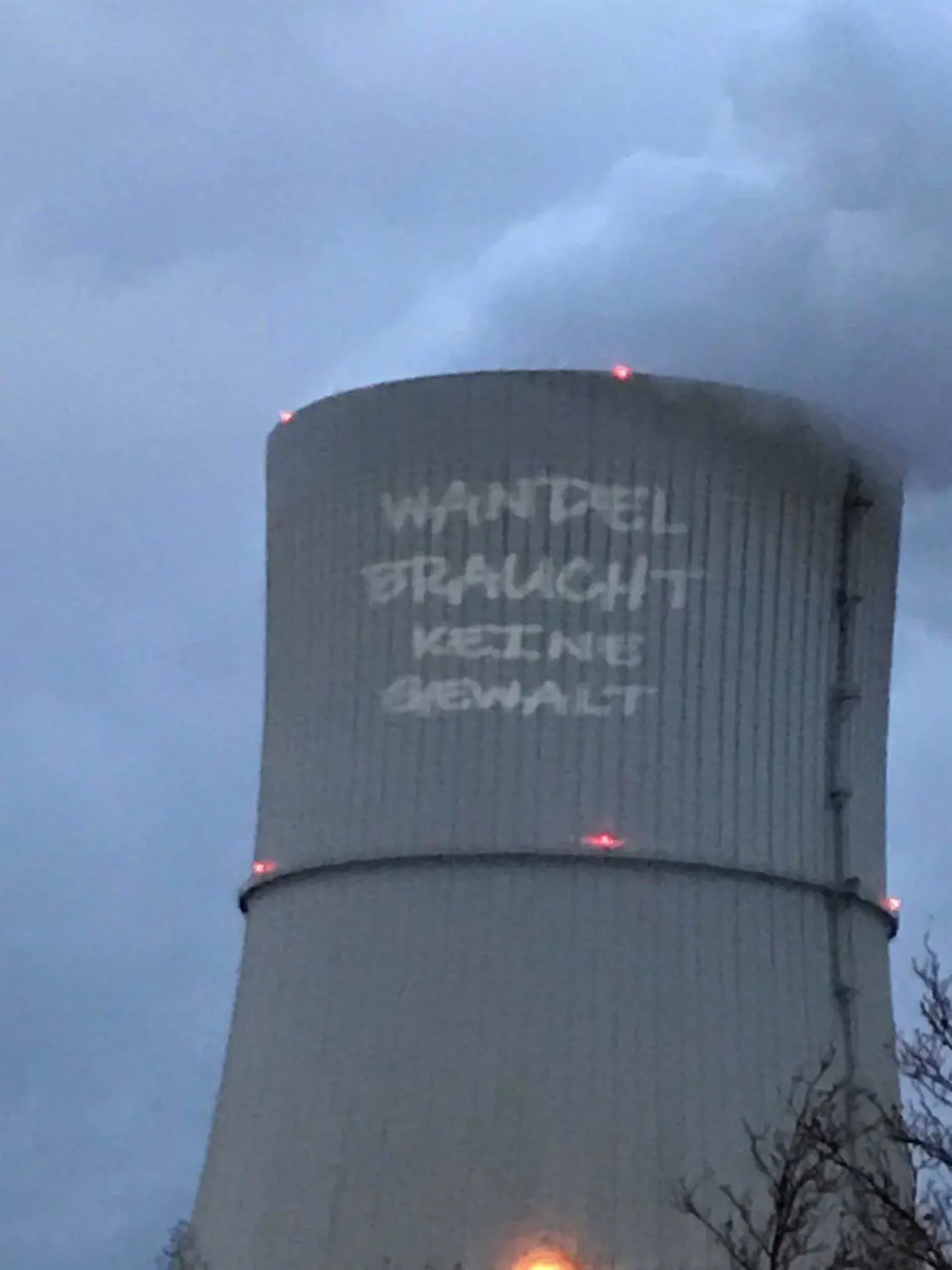 Klares Bekenntnis am Kraftwerk.