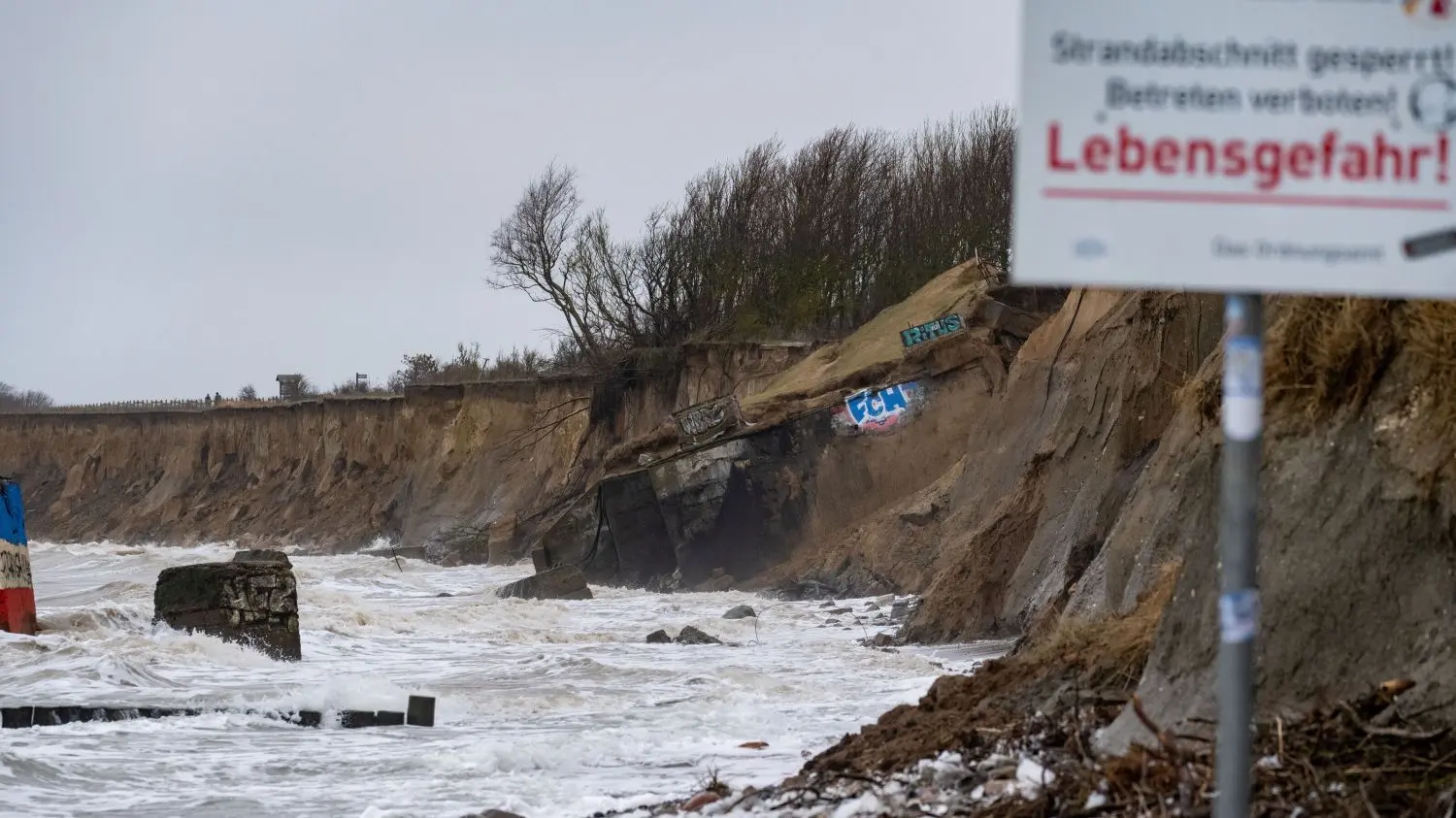 Der betreffende Strandabschnitt vor dem NVA-Bunker war bereits länger gesperrt.