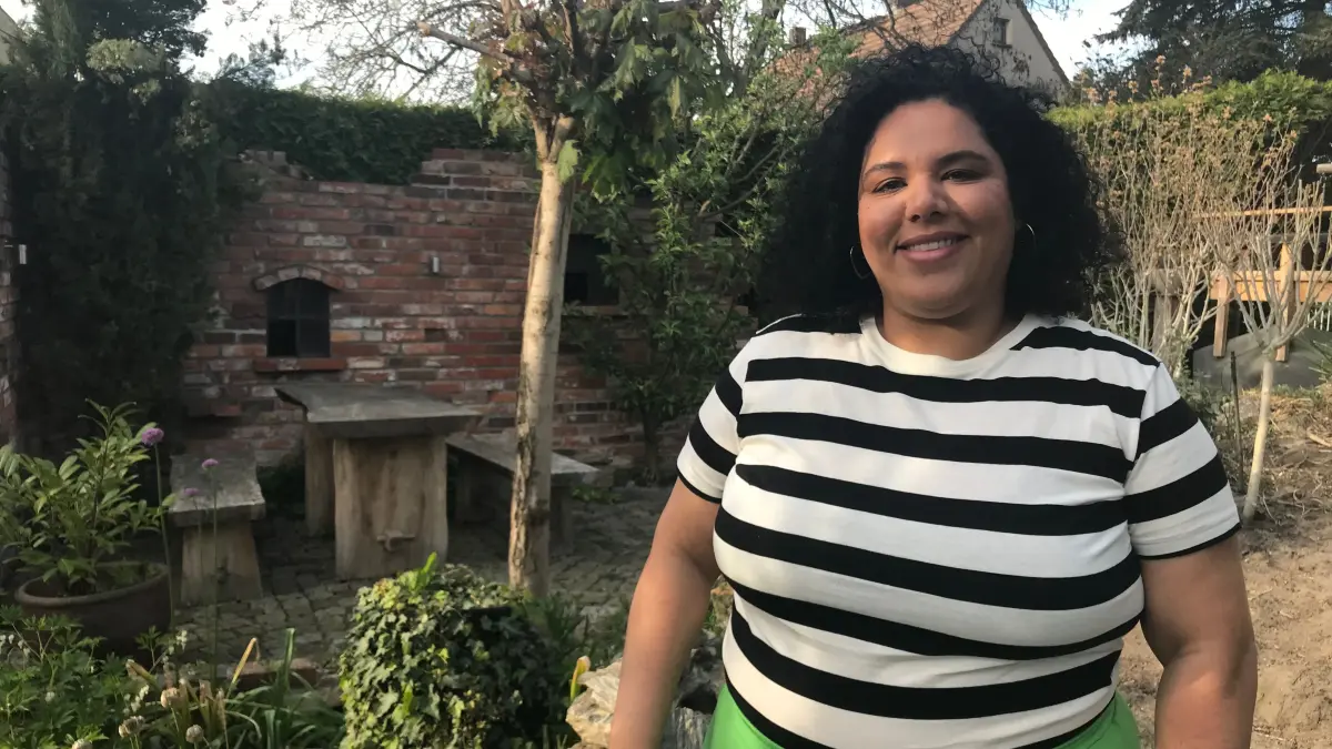 Mariana Macedo de Melo ist mit ihrem Mann im Oktober 2023 aus Brasilien nach Deutschland eingereist und wohnt seitdem bei der Schwester ihres Mannes in Cottbus.