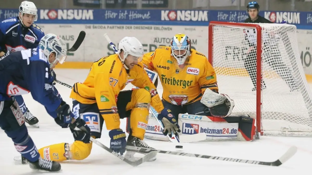 Heute Eislöwen Dresden gegen Lausitzer FĂŒchse DEL2 live im TV und