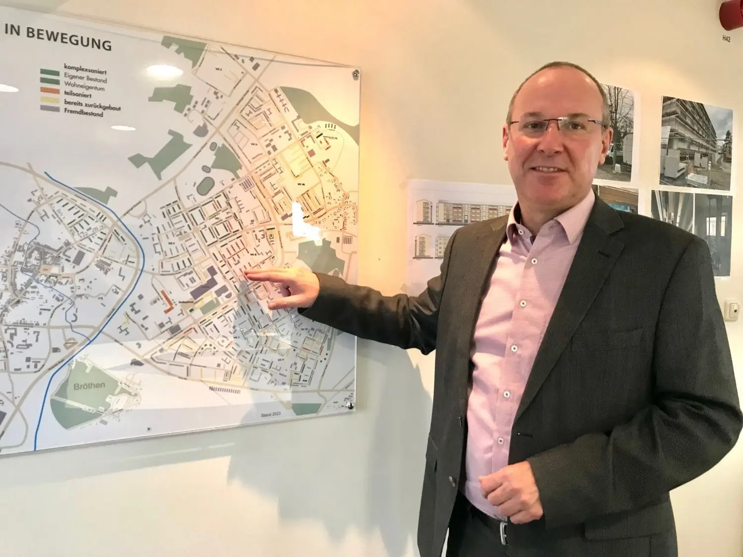 Steffen Markgraf ist Geschäftsführer der Wohnungsgesellschaft Hoyerswerda.