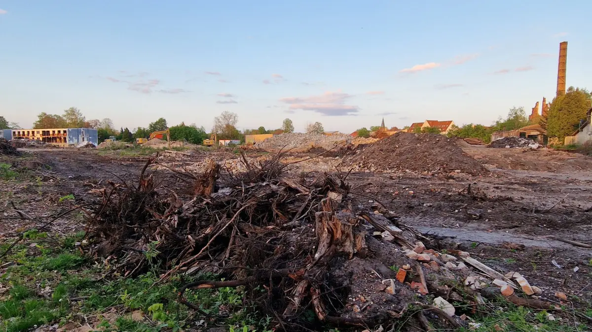 Das Gelände der ehemaligen Gelsdorfhütte wird gerade von Altlasten befreit. Das Millionenprojekt wird über Strukturwandelmittel gefördert. Ohne die sieht es mau aus im Weißwasseraner Stadtsäckel.