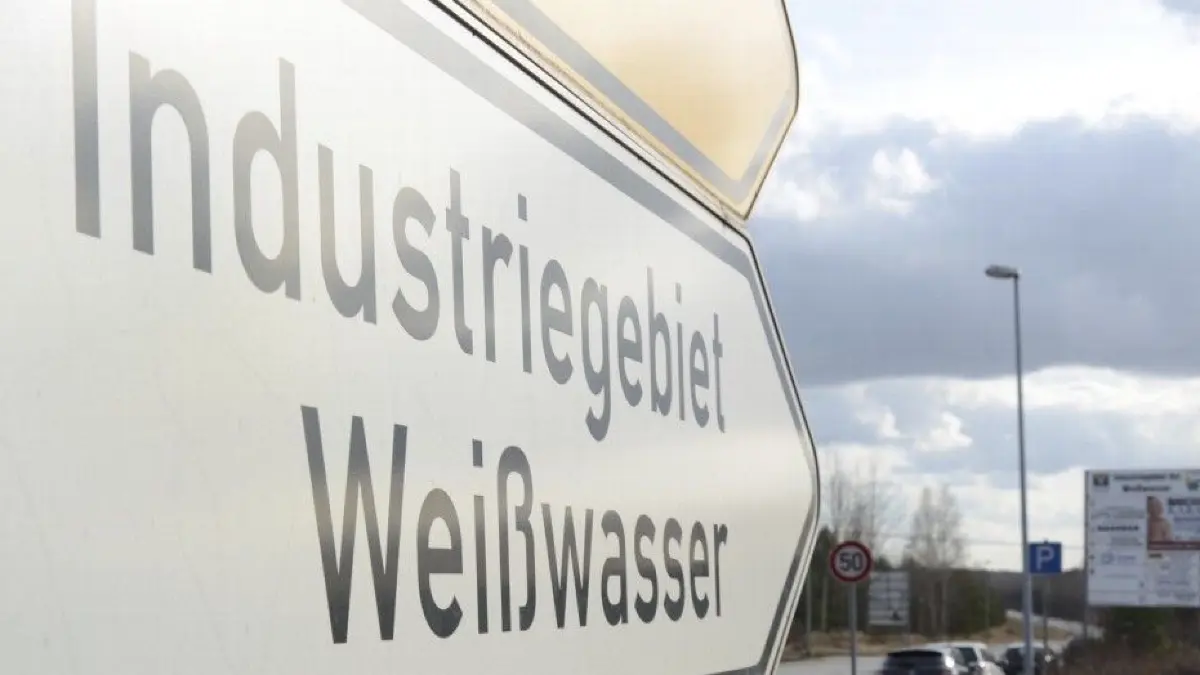 Industriegebiet, Weißwasser.
Industriegebiet, Weißwasser.