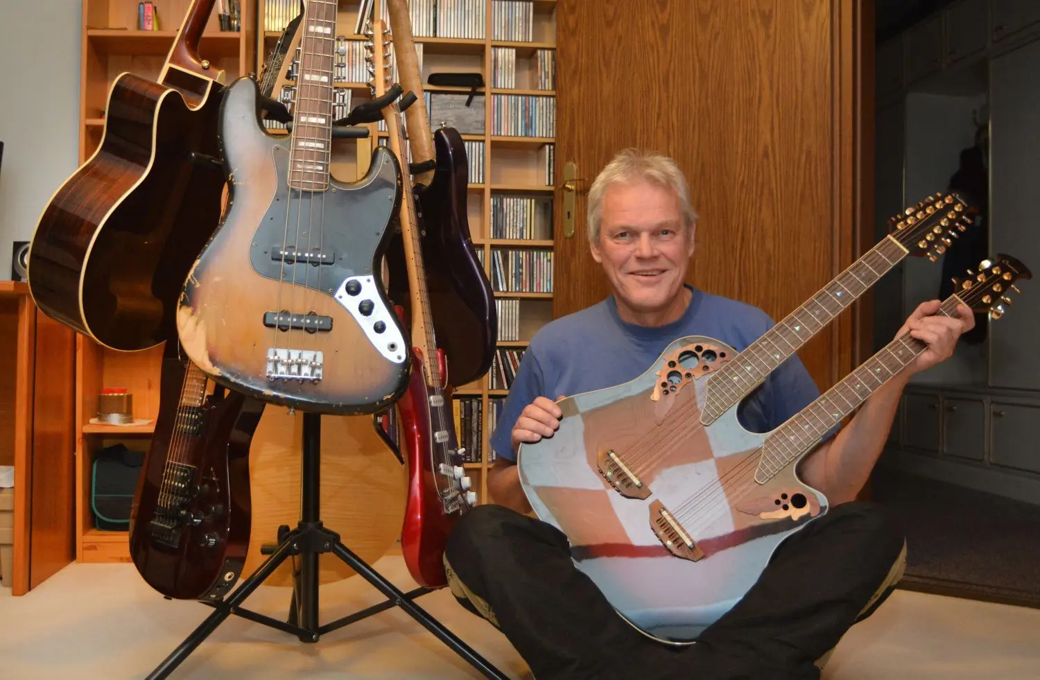 Detlef Kotte ist der Kopf der Band „Platvorm“, die am 25. Dezember ihr Abschiedskonzert gibt. Als Solo-Musiker wird der Neupetershainer weiterhin zur Gitarre greifen, auch wenn er diesbezüglich immer vor der Qual der Wahl steht.