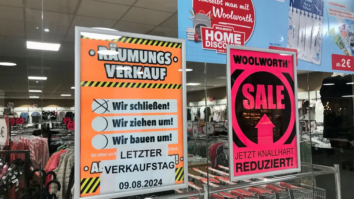 Woolworth im Kaufland-Komplex in Cottbus-Sielow schließt zum 10. August einer seiner zwei Filialen in der Lausitzmetropole.