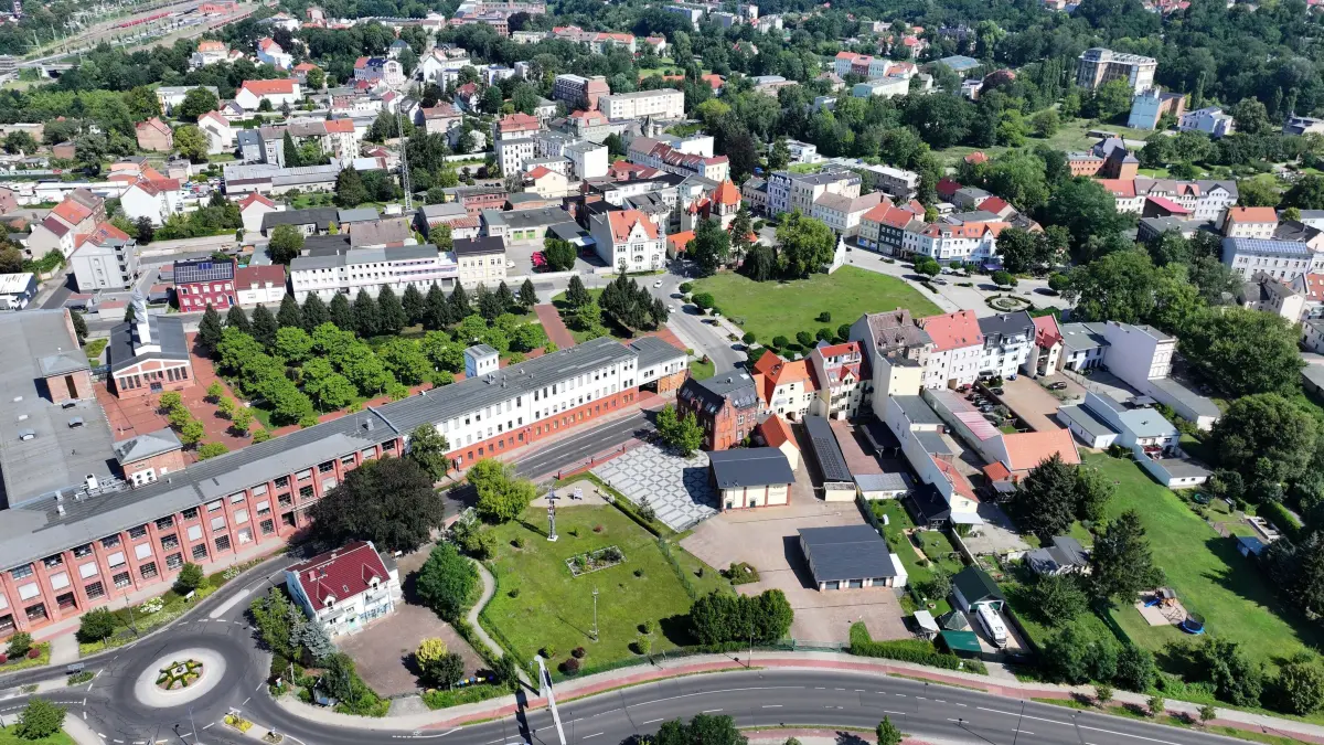 Luft Guben Juli 2024 : Luftaufnahme vom 21. Juli 2024
Stadt Guben
Blick auf die Altstadt