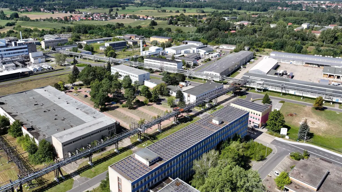Luft Guben Gewerbegebiet Süd : Luftaufnahme vom 24. August 2024
Blick auf das Gewerbegebiet Süd in Guben