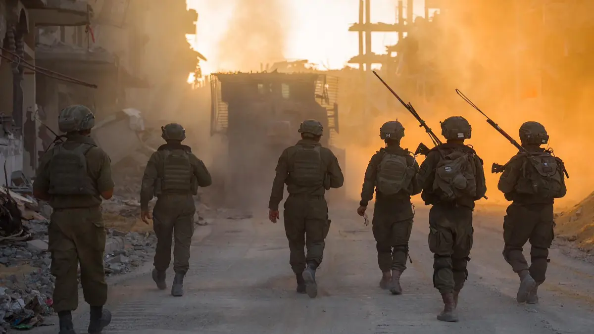 This handout picture released by the Israeli army on September 8, 2024 shows Israeli troops during operations in the Gaza Strip amid the ongoing war in the Palestinian territory between Israel and Hamas. (Photo by Israeli Army / AFP) / === RESTRICTED TO EDITORIAL USE - MANDATORY CREDIT "AFP PHOTO / Handout / Israeli Army' - NO MARKETING NO ADVERTISING CAMPAIGNS - DISTRIBUTED AS A SERVICE TO CLIENTS ==