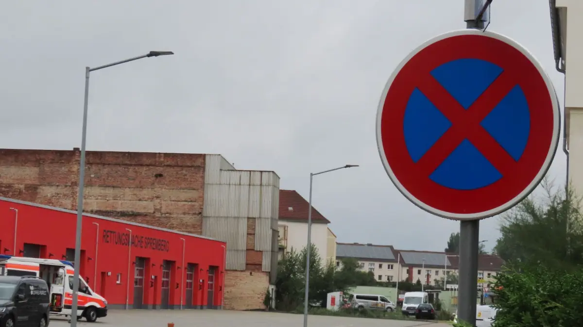 Absolutes Halterverbot an der Rettungswache in Spremberg