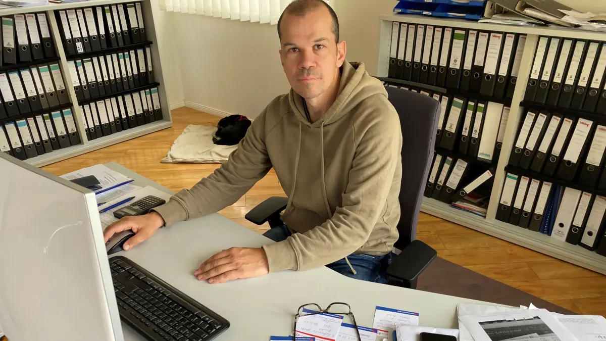 Vertraut auf die Haltbarkeit der Deiche: Stefan Rothe, Geschäftsführer der Agrargenossenschaft Ziltendorfer Niederung